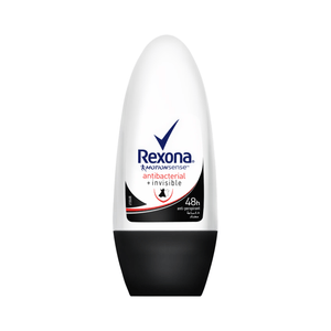 Desodorante Roll On Rexona Antibacterial + Invisible 50 ml