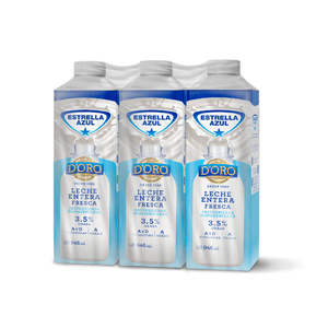 Leche Entera Estrella Azul 6 Pack 946 ml