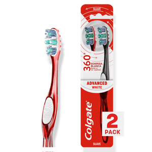 Cepillo Dental Colgate 2 Pack Con Limpiador De Encias