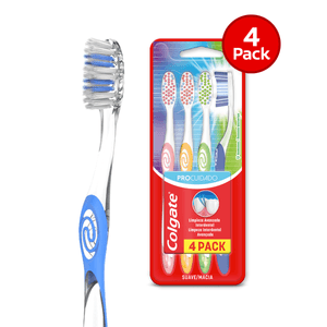 Cepillo Dental Colgate Cerdas Suaves 4 Pack