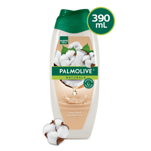 Jabón Líquido Corporal Palmolive Naturals Suavidad Renovadora Coco y Algodón 390 ml