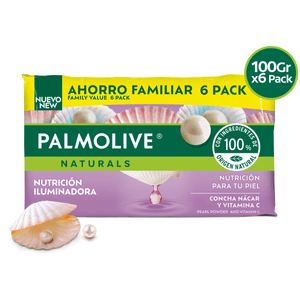 Jabón De Aseo Corporal  En Barra Palmolive 600 gr Tono Perfecto 6 Pack