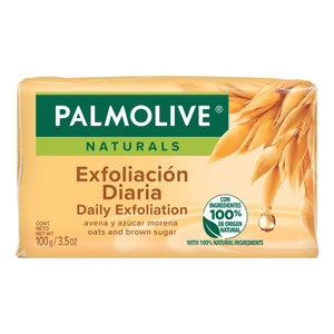 Jabón De Aseo Corporal En Barra Palmolive 100 gr Avena Azucar