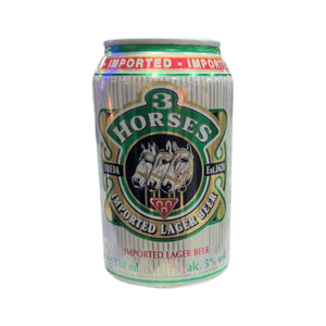 Cerveza 3 Horses Xtra Imported Lager 330 ml