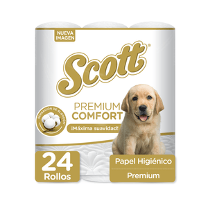 Papel Higiénico Scott Premium Comfort 24 UN