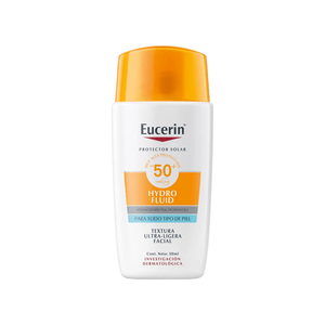 Protector Solar Fps 50+ Eucerin Hydro Fluid Todo Tipo De Piel 50 ML