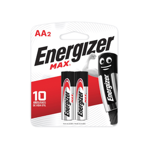 Baterias Alkalina Aa2 Max Energizer X 2 UN
