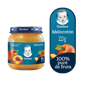 Colado GERBER® de Melocotón Frasco 113g