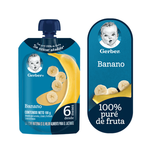 Colado Gerber® De Banano Doy Pack 100G