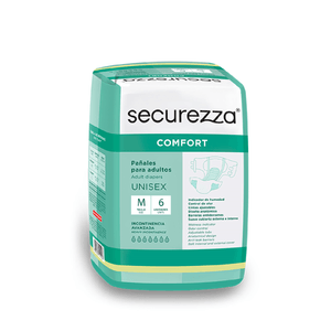 Pañales Confort M Securezza 6 UN