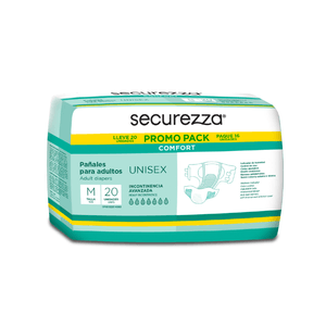 Pañales Comfort M Lleva 20/16 Securezza 20 UN