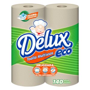 Papel Toalla Delux Multiuso 2 Rollos - 140hojas