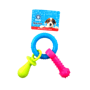 Juguete Maxcotas Hule De Colores 3 PZS
