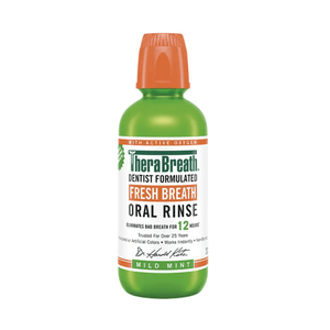 Enjuague Bucal Therabreath Oral Rinse Mild Mint 16 OZ