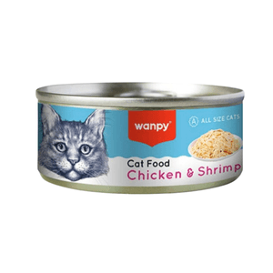 Comida Para Gato Wanpy Pollo Camarones 95 GR