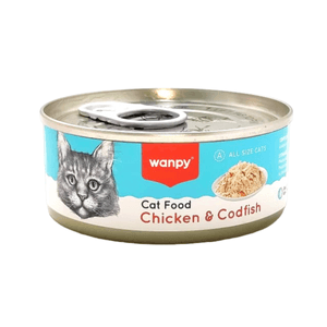 Tuna Gato Wanpy Chicken Codfish 95 GR