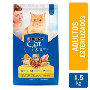 Cat Chow Adulto Esterlizados 1.5Kg (3.3Lb)