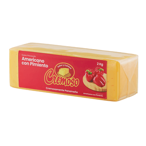 Queso Con Pimiento Cremoso Por Media Libra