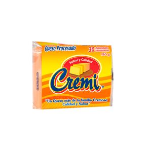 Queso Procesado Cremoso Cremi 30 UN/465 G