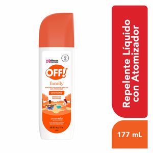 OFF! Family Repelente Líquido de Insectos Atomizador 177ml