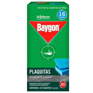Baygon Insecticida en Laminitas X Repuesto de 16 Unidades