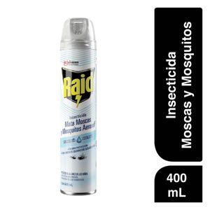 Insecticida Safe Raid Contra Moscas & Mosquitos 400 ML