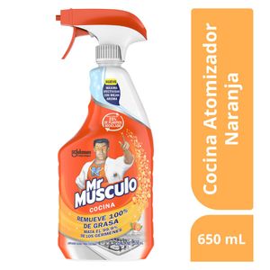 Mr. Músculo Desengrasante Limpiador Liquido para Cocinas Naranja 650 ml