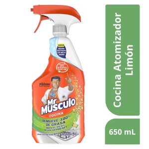 Mr. Músculo Desengrasante Limpiador Líquido para Cocinas Limón 650 ml