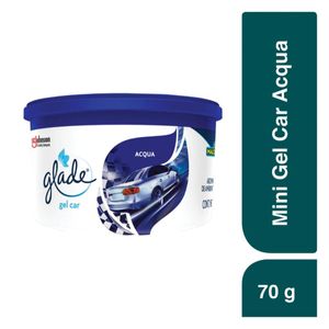Glade Mini Gel Car Aromatizante para Auto Acqua 70 g