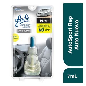 Glade Auto Sport Aromatizante Líquido Para Auto Nuevo 7 ml Repuesto