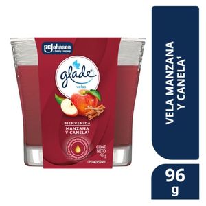 Glade Aromatizante en Vela Manzana y Canela 96 g