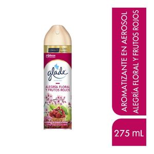 Glade Aromatizante en Aerosol Alegría Floral y Frutos Rojos 275 ml