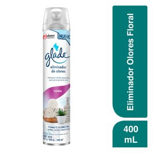 Glade Aromatizante en Aerosol Eliminador de Olores Floral 400 ml