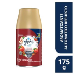 Glade Aromatizante Automático en Aerosol Manzana y Canela 175 g Repuesto