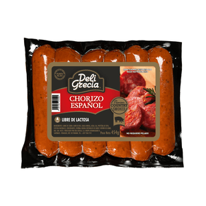 Chorizo Español Deli Grecia En Paquete 454 G