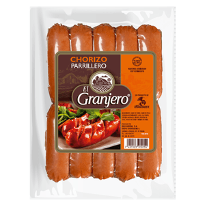 Chorizo El Granjero Parrillero En Paquete 454 G