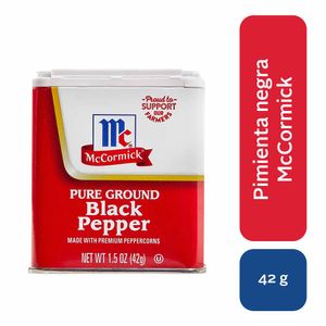 Pimienta McCormick Negra 42 G