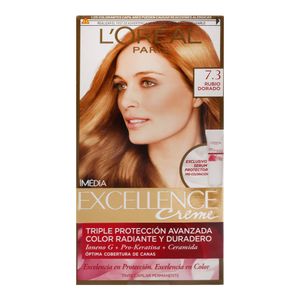 Tinte Excellence Loreal Paris Tono 7.3 Rubio Dorado