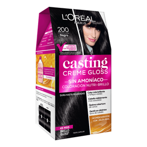Tinte Casting Loreal Paris Tono 200 Negro
