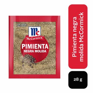 Pimienta McCormick Negra Molida 28 G