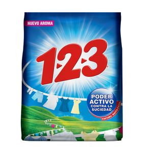 Detergente en Polvo 123 Poder Activo 1000 GR