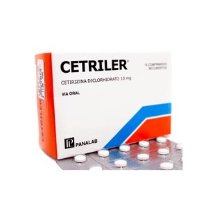 Caja de Cetriller Panalab 10 MG X 120 Comprimidos