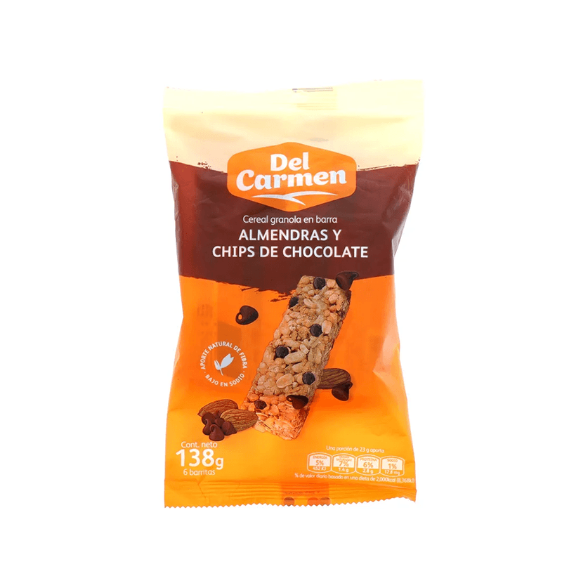 Granola-En-Barra-Del-Carmen-Almendras-Chips-De-Chocolate-138-G-10607059-785381025445