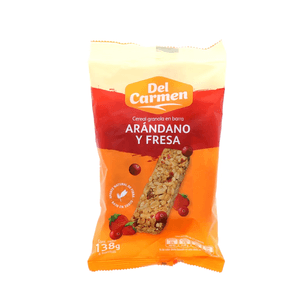 Granola En Barra Del Carmen Arándano & Fresa 138 G