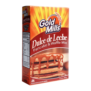 Pancake & Waffle Mix Gold Mills Dulce De Leche 453 G