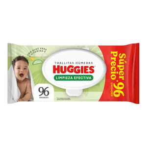 Toallas Húmedas Huggies Limpieza Efectiva 96 un