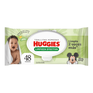 Toallas Húmedas Huggies Limpieza Efectiva 48 un