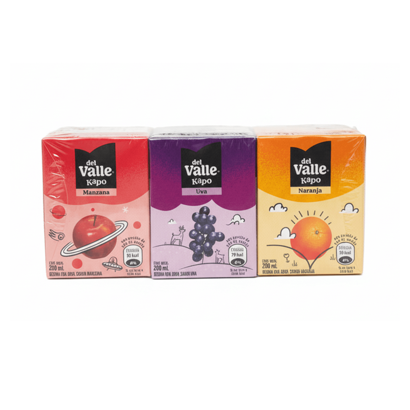 Bebida 6 Pack Del Valle Kapo Mixto 200 ML