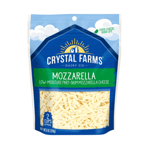 Mozarella Cheese Crystal Farms Finely Shredded 8 OZ
