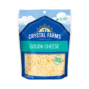 Gouda Cheese Crystal Farms Shredded 6 OZ